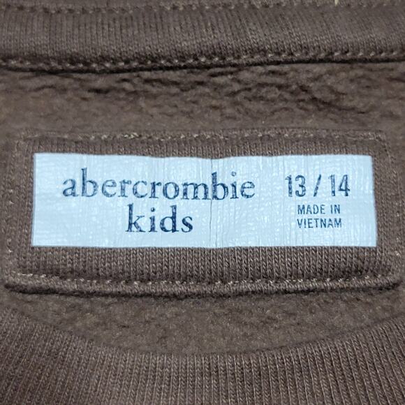 Abercrombie Kids LS Brown Crewneck Soft Sweatshirt "Jimi Hendrix" - Size 13/14 - Picture 3 of 6